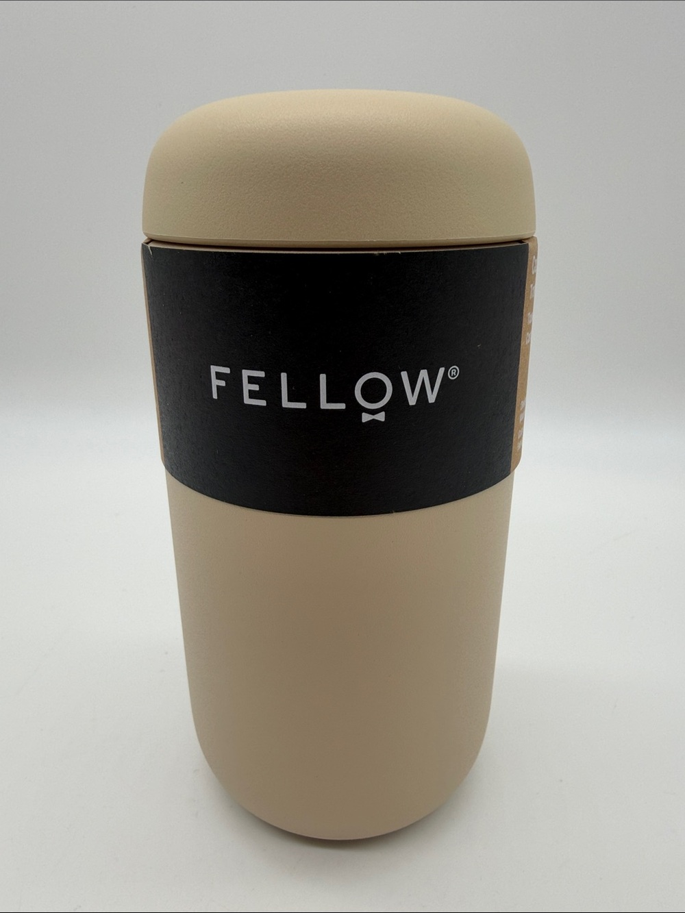 NWT Fellow 12 oz Carter Move Travel Mug with Splash Guard Sand Dune